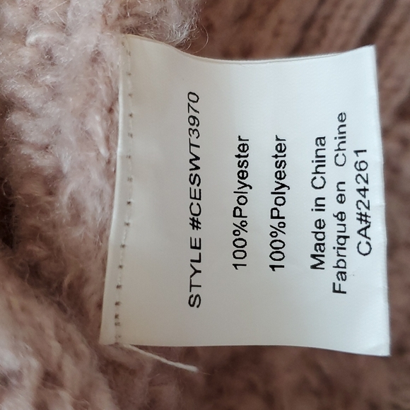 Sweater Blush Pink Size S/M - Picture 4 of 5